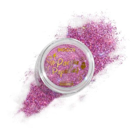 Glitter solto 2 em 1 Poesia Popular Rosa Holográfico