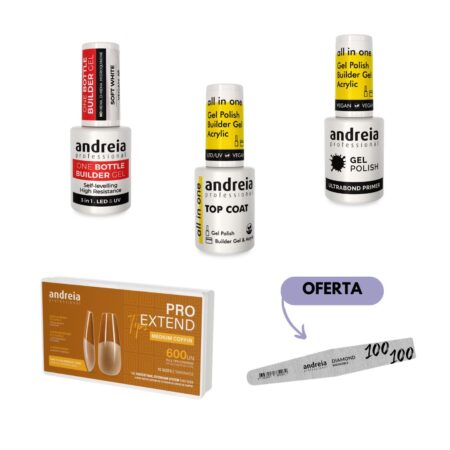 Kit de Soft Gel - Pro Extend Tips Andreia