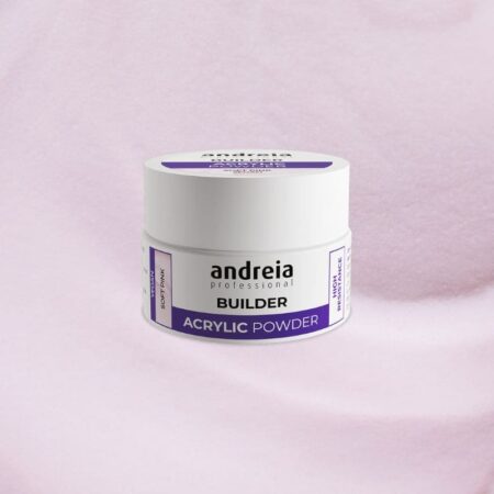 Pó de construção acrílico - Rosa Leitoso (soft Pink) 20g Andreia