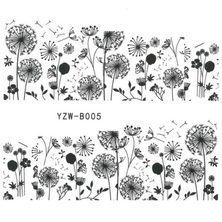 Decalque de água florido YZW-B005