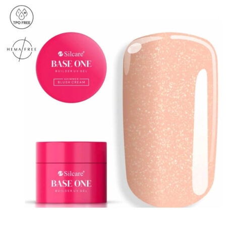 Gel de Construção Shimmer Blush Cream  50g - Sem HEMA e sem TPO - (nova embalagem) - Silcare