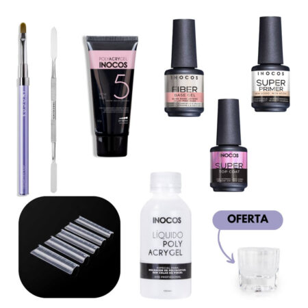 Kit Polyacrygel Completo - Tips half reverse Ref. 3056