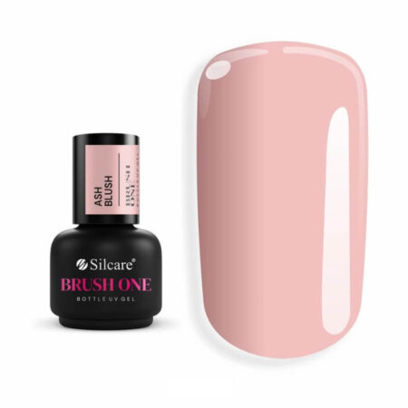 Brush one Bottle Gel - Gel de Construção Ash Blush (Rosa suave)15g - Sem Hema e Sem TPO- Silcare