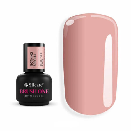 Brush one Bottle Gel - Gel de Construção Nothing Special (Rosa Quente)15g - Sem Hema e Sem TPO- Silcare