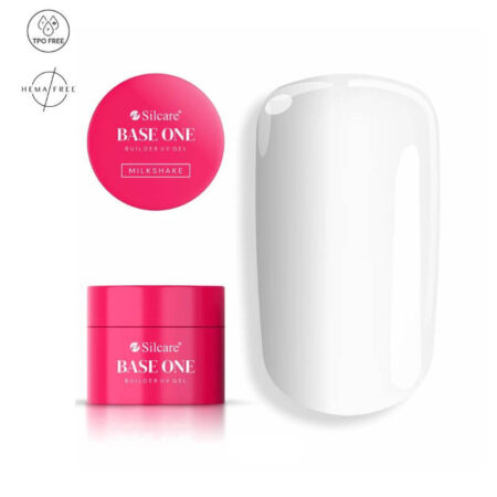 Gel de Construção Branco Leitoso Milkshake 50g - Sem HEMA e sem TPO - Silcare