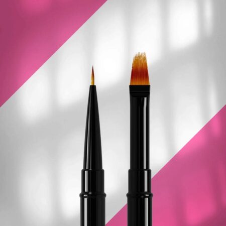 Pincel duplo Expert liner 7 mm/para gradient 11 mm (NBE-01/07) - Staleks