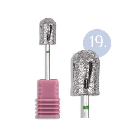 Broca Cilíndrica Redonda para pedicure Nº19 – Inocos