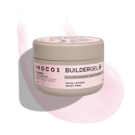 Gel de Construção Classic Rosa Leitoso Alta Viscosidade 50g - Inocos