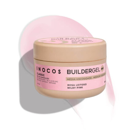 Gel de Construção Classic Rosa Leitoso Média Viscosidade 50g - Inocos