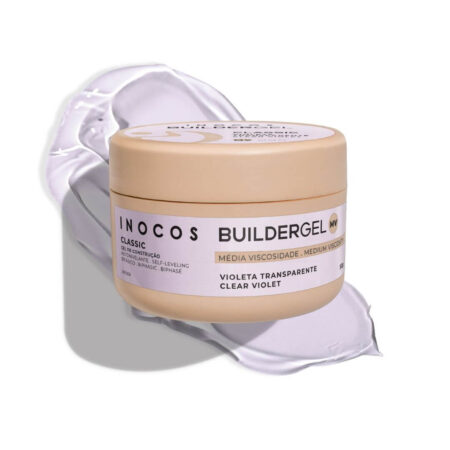 Gel de Construção Classic Violeta Transparente Média Viscosidade 50g - Inocos