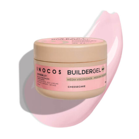Gel de Construção Cover Up Cheesecake Média Viscosidade 50g - Inocos