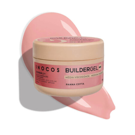 Gel de Construção Cover Up Panacota Média Viscosidade 50g - Inocos
