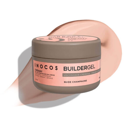 Gel de Construção Creamy Nude Champagne Viscosidade Cremosa 50g - Inocos