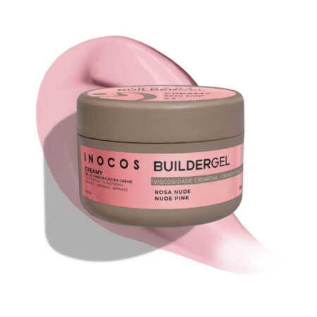 Gel de Construção Creamy Rosa Nude Viscosidade Cremosa 50g - Inocos