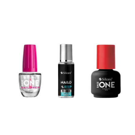 Nail Prep 9ml + Primer Nailo 9ml + Bonder 15ml - Silcare