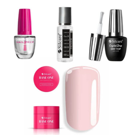 Kit de gel - Gel de construção French Pink 100g UV Silcare