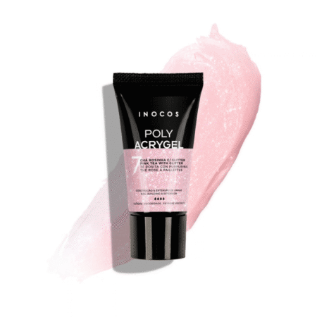 Polyacrygel Chá Rosinha com Glitter 30g Inocos