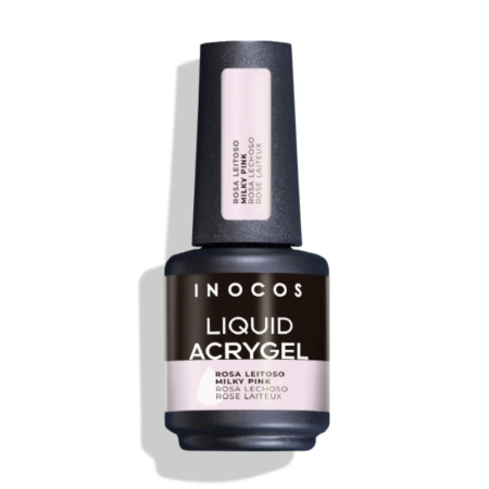 Liquid Acrygel Rosa Leitoso 15ml Inocos