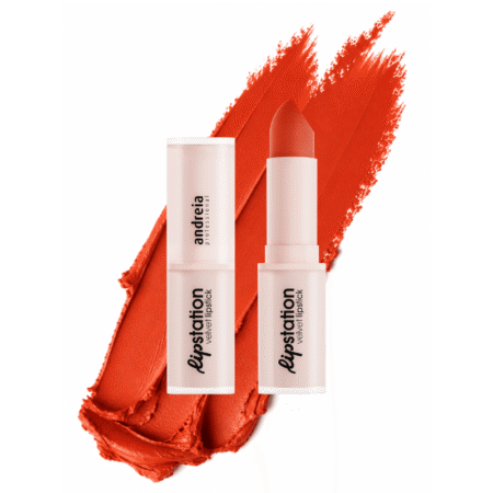 Lip Station Velvet Lipstick - Batom com efeito aveludado Andreia - 01 Orange Route