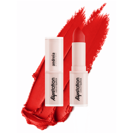 Lip Station Velvet Lipstick - Batom com efeito aveludado Andreia - 02 Red Express